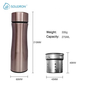 Chăm sóc sức khỏe 304 thép không gỉ 275ml Nano chai Alkaline năng lượng nước cup với bộ lọc cho hộ gia đình và xe sử dụng - Product Image 2