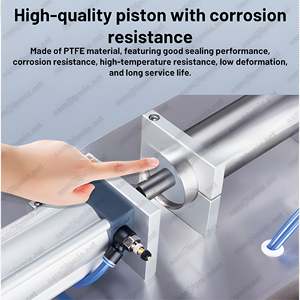 क्रीम शैम्पू के लिए सेमी-स्वचालित पाउडर और ग्लास पेस्ट/तरल बोतल भरने की मशीन-तेल कॉस्मेटिक के लिए - Product Image 5