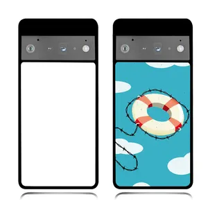 Yeni varış ısı transferi 2d TPU sublime telefon kılıfı alüminyum ekler ile Google Pixel 6 Pro