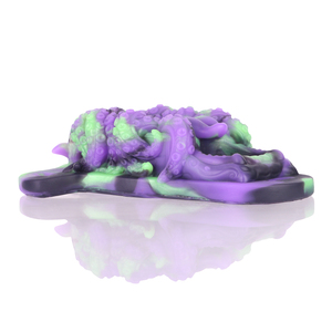 Vibromasseur à sangle en silicone Tentacle pour couples, Godemiché fantaisie portable pour femme avec couche tampon douce - Product Image 3