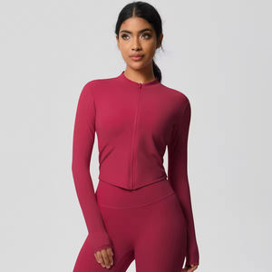 하이 퀄리티 탑 숙녀 라이트 그레이 레드 섹시 원활한 스포츠 브래지어 체육관 레깅스 여성 요가 레깅스 브랜드 피트니스 의류 - Product Image 6