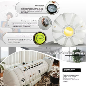 Nouvelle chambre hyperbare <span class=keywords><strong>portable</strong></span> souple 1.3ATA 1.5ATA 2.0ATA pour oxygénothérapie (HBOT) – Cabine à position allongée pour <span class=keywords><strong>location</strong></span> commerciale, revente, fitness, salle de sport, spa - Product Image 3