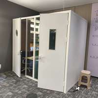 Suzhuang 2026 – Cabine de bureau insonorisée mobile moderne à structure en aluminium pour 1 à 6 personnes, idéale pour les bâtiments commerciaux, garantie 5 ans