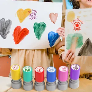 <span class=keywords><strong>Professeur</strong></span> de <span class=keywords><strong>français</strong></span> louange récompense évaluation Flash timbres dessin animé coloré en plastique utilisation de bureau - Product Image 6