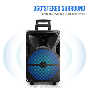 Zqs12129 zqs12130 duy nhất 12 inch ngoài trời xe đẩy di động chuyên nghiệp Bluetooth spikar DJ Hộp loa - Product Image 2