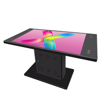 Promoción de fábrica, pantalla táctil impermeable interactiva inteligente, Pantallas múltiples, mesa táctil capacitiva utilizada para cafetería
