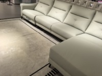 VONLIVA Sofá Cama Moderno para Sala de Estar, Muebles de Lujo para Sala de Estar de Villa, Sofá Cama Cómodo para Vestíbulos de Hoteles Cinco Estrellas