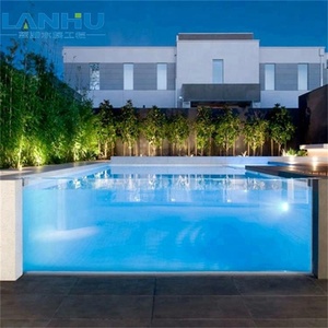 Lớn tùy biến hình chữ nhật ngoài trời 20 Meter tấm Acrylic 100mmm dày Acrylic Bảng điều khiển cho hồ bơi bức tường - Product Image 5