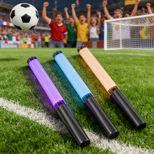 Longstargift Bâton lumineux LED coloré à télécommande personnalisée pour améliorer l'ambiance des événements sportifs, idéal pour les clubs de supporters de football, portée 800-1000m - Product Image 1