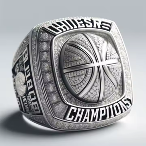 Bagues de championnat personnalisées 2025 pour jeunes <span class=keywords><strong>NBA</strong></span>/college basketball WBC <span class=keywords><strong>Chicago</strong></span> pour fiançailles mariage plaqué or 14 carats alliage - Product Image 1