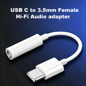 Câble adaptateur audio numérique Hi-Fi USB-C mâle vers 3,5 mm femelle, câble audio USB-C vers <span class=keywords><strong>jack</strong></span> 3,5 mm pour casque et écouteurs - Product Image 3