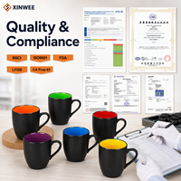 Mug en céramique à changement de couleur par sublimation, logo personnalisé, OEM, ODM, fabricant de marque privée, vente en gros, en vrac, pour cadeaux promotionnels