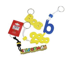 Key <b>Float</b> Foam Keychain for Boating <b>Fishing</b> Sailing Outdoor Sports Oval <b>Float</b> Key Ring PU Foam Floating Keychain - Product Image 5
