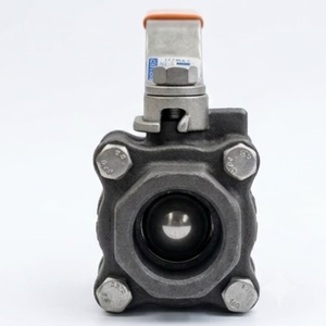 Vanne à boisseau sphérique industrielle en acier au carbone forgé 800 LB, à sertir et à souder, pour le contrôle du débit, manuelle, OEM, pour l'huile - Product Image 3