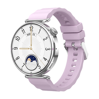 Montre Connectée Sport Tendance 2026 pour Femme avec Fonction d'Appel, Bracelet Rond 1,27 Pouces CY37 Noir et Or