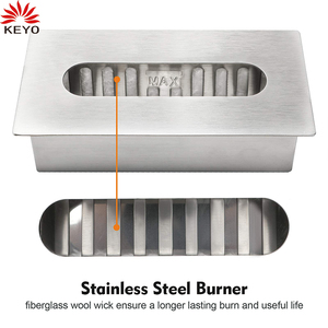 <span class=keywords><strong>Cheminée</strong></span> de foyer Portable à table de m, brûleur d'éthanol résistant au vent, sans fumée, pour l'extérieur - Product Image 4