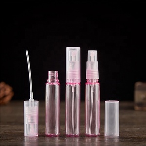 hot sale high quality 6ml mini pet plastic spray bottle for perfume or sanitizer fine mist spray