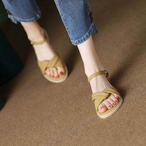 Soft <b>Cloud</b> Feel Comfy Roman <b>Sandals</b> Delicate Ladies Casual Daily Outside Wearing Summer Dress <b>Sandals</b> - Product Image 5