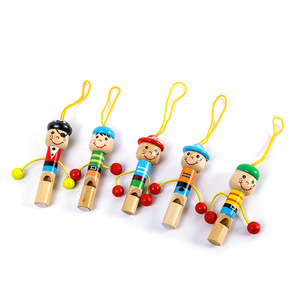Deng Mei – sifflet pirate en bois pour enfants, instrument à vent éducatif, jouet musical pour enfants de 2 à 4 ans - Product Image 4