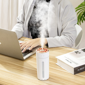 Portatile nero diffusore di aria per auto umidificatore di fiamma intelligente diffusore di profumo Mini deodorante per auto a casa RV uso fonte di energia elettrica - Product Image 5