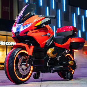 <span class=keywords><strong>Moto</strong></span> électrique pour enfants 12V avec roues d'apprentissage – Jouet véhicule à batterie pour le divertissement - Product Image 3