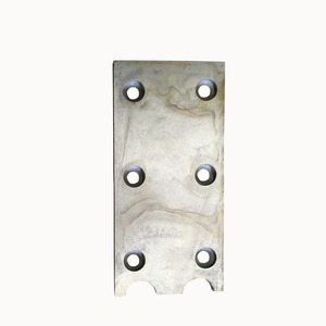Plaque frontale en aluminium avec six trous pour machine de découpe d'acier, plaque résistante à l'usure - Product Image 4