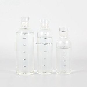<span class=keywords><strong>IGlass</strong></span> de alta calidad 500/750ml marcador de tiempo transparente Drinkware botella de agua de jugo de moda escala de tiempo tapa de rosca para Tequila - Product Image 6