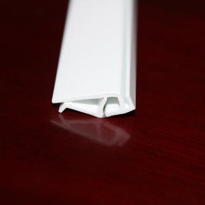 Penyangga Poster Plastik Supermarket dengan Tiang Gantung Strip Samping PVC Transparan Model Tiang Bendera Iklan XH290 Dapat Disesuaikan - Product Image 3