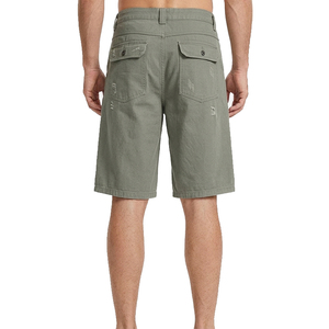 Pantalones Cortos Casuales de Verano para Hombre, Estilo Vintage, Corte Holgado, Tela de Algodón, Lavado Desgastado, Transpirables, para Skateboard - Product Image 2