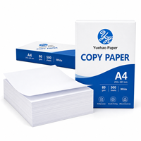 Papier copie A4 blanc, papier copie A4 80 g/m², papier A4 avec bords blancs - A4 80 g/m² 210x297 mm, 500 feuilles/rame, 8 rames/carton