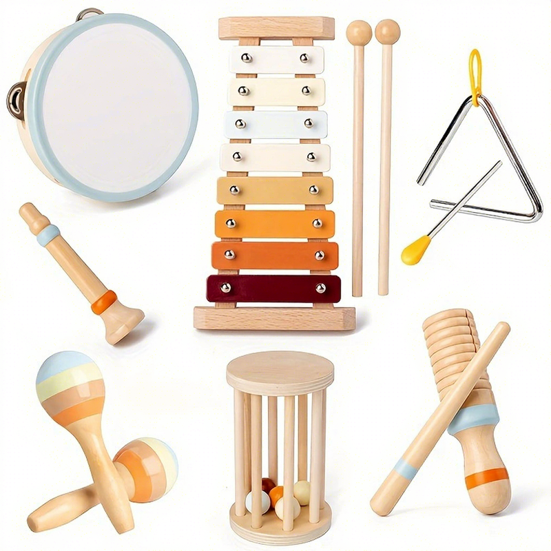 7pcs Wooden Montessori Infant and Toddler