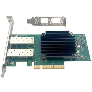 Ethernet <strong>Network</strong> <strong>Interface</strong> Card PCIe 3.0 X8 Host <strong>Interface</strong> 10/25GbE <strong>Dual</strong> Port SFP28 Adapter Card Mellanox MCX512A-CUT - Product Image 2