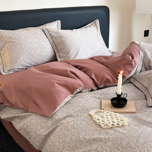 Juego de Cama de 4 Piezas con Diseño Floral de los Años 60, 100% Algodón, 300 Hilos, <span class=keywords><strong>Colores</strong></span> Vibrantes, Resistentes a la Decoloración, Certificado OEKO-TEX - Product Image 6