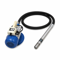 220V Einphasiger Tragbarer Betonvibrator 1,2kW 35mm 4m Flexibler Schaft Bau-Verdichtungswerkzeug