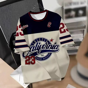 Camiseta Deportiva California 2026, Cuello Redondo, Manga Corta, Corte Holgado, Unisex, Transpirable, 100% Poliéster, Sublimación - Product Image 1
