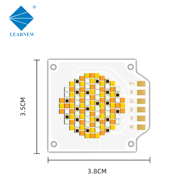 RGBCW COB LED 3538 250W 350W NCSP Technology 620nm/460nm/520nm/2700K/6500K Ra95 Led Chips With Factory Price for Stage Lighting