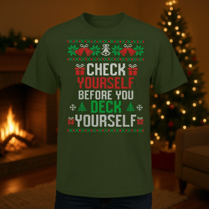 Verifica tu estado antes de emborracharte - Camiseta Fea de Navidad - Product Image 3
