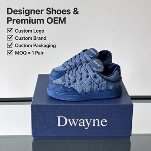 Zapatillas de Diseñador de Lujo 2026 para Hombre y Mujer, Zapatillas Deportivas de Mezclilla de Alta Calidad, Azules, Acolchadas, con Plataforma, Estilo Casual y Deportivo, Nuevas - Product Image 1