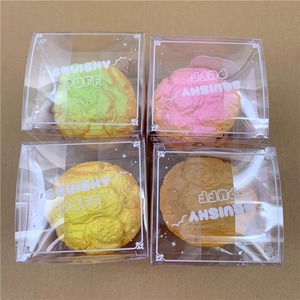 Expression Ice Cream Puff Slow <b>Rebound</b> Stress Relief Toy, Soft Stress-relief PU Simulation Toy, PU Material - Product Image 3