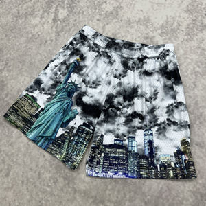 Streetwear Designer Short décontracté graphique à impression personnalisée Short de course à séchage rapide pour basket-ball Short de bain en maille pour homme - Product Image 1