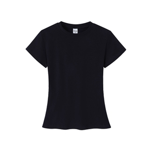 เสื้อยืดลำลองสไตล์วินเทจสำหรับผู้หญิงช่วงฤดูร้อน คอกลม แขนสั้น ช่วงเอวเข้ารูป ช่วยให้ดูผอมเพรียว ลายลูกไม้เรขาคณิต ระบายอากาศได้ดี - Product Image 5