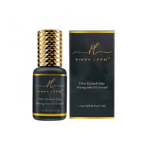 Pegamento para Extensión de Pestañas Pinky Leem de Marca Privada, Secado Rápido de 0.5-1s, Retención de 8 Semanas, 5ml, Pegamento Fuerte para Pestañas de Cachemira - Product Image 1
