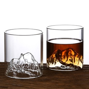 Nouvelle Arrivée : Tasse en Verre Borosilicate Haute Qualité, Motif Montagne, Tasse à Whisky, Tasse à Thé, Tasse Mont Fuji, Résistante à la Chaleur - Product Image 4