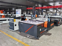 Machine CNC multifonctions Couteau oscillant Caméra CCD Kt Board Pvc Wood Cnc Router Cutting Machine