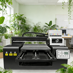 多目的小型フラットベッドUVプリンターA3ボールペンiPadカバータンブラー電話ケースゴルフボール印刷機 - Product Image 2