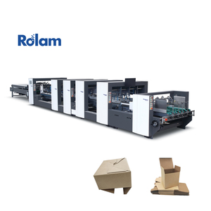 PCS-Y Rolam 1800mm <span class=keywords><strong>Folder</strong></span> <span class=keywords><strong>Gluer</strong></span> otomatis kotak karton bergelombang mesin lem lipat - Product Image 1