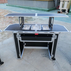 محمول Diy قابلة للطي شريط الكوكتيل حالة الطيران شريط المحمول مع عجلات - Product Image 3