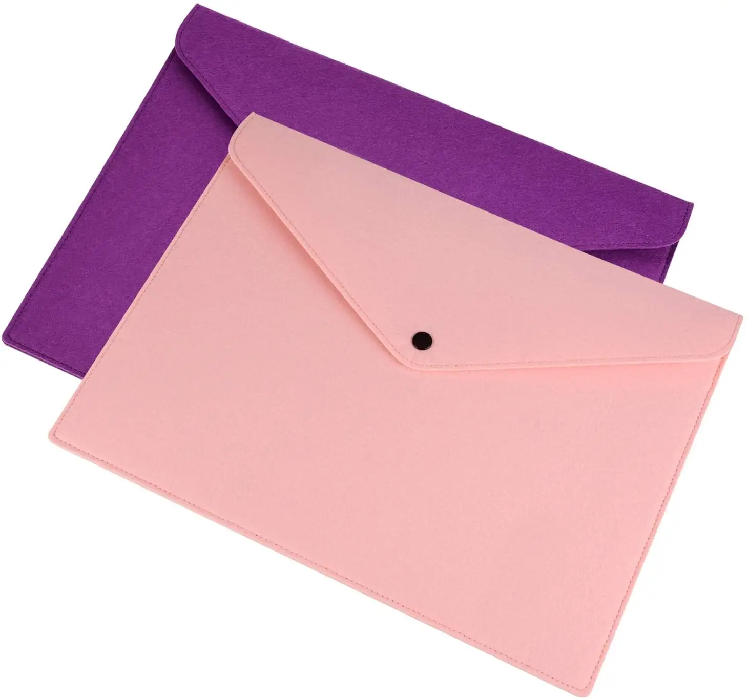 customizable manufacturer simple style a4 size document bag with customized logo felt documents file folder