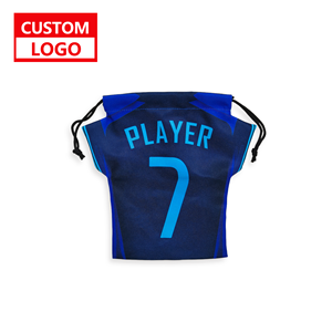 ถุงผ้ารูดเชือกแบบสั่งทำจากโรงงานสำหรับ<span class=keywords><strong>เสื้อ</strong></span>ยืดเจอร์ซีย์ พร้อมชื่อและหมายเลขผู้เล่น ผลิตจากโพลีเอสเตอร์ เหมาะสำหรับกีฬา ฟิตเนส และเป็นของแจกสำหรับแฟนคลับ - Product Image 1