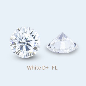 ขายส่งจากโรงงาน พลอยมอสซาไนต์ทรงกลมคุณภาพสูง ขนาด 3-10 มม. สี DEF ความสะอาด VVS1 - Product Image 3